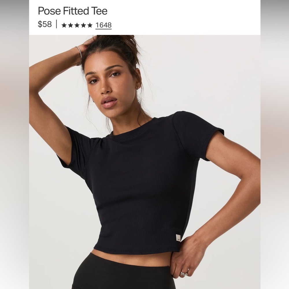 Vuori pose fitted tee Brand new